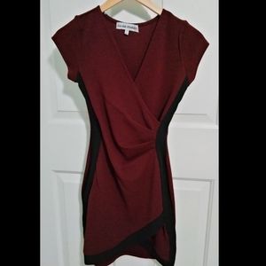 Maroon Bodycon dress